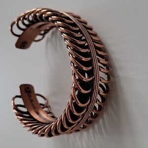 RENOIR Copper Double Coil CUFF BRACELET